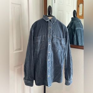 Eddie Bauer Men’s Corduroy Button Up Shirt